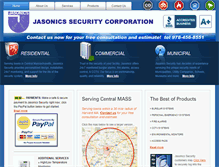 Tablet Screenshot of jasonicssecurity.com